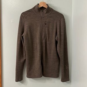 Like new! Classic Ibex men’s full zip.